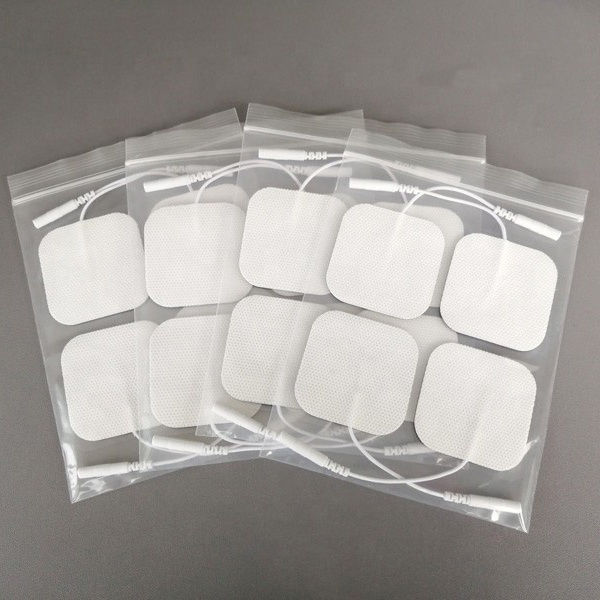Reusable Replacement medical electrodes pad 5*5cm