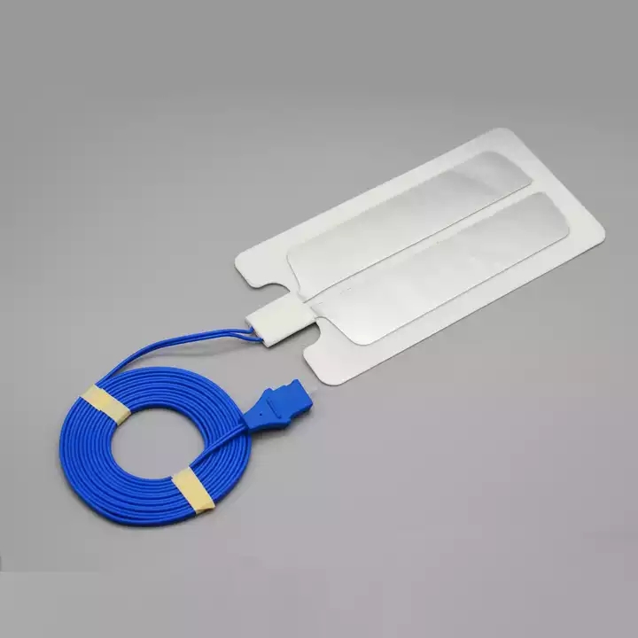 Diathermy Cautery Patient Plate Negative Return Electrode ESU Grounding Pad with Cable